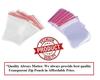 Ohmnamo Premium Reusable/Resealable Zip Lock Covers Pouch Bags, 4 x 5 inches, 400 Pieces (Transparent) view 3