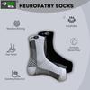 Ecosync Unisex Bamboo Cotton Orthopedic Neuropathy Socks | Sweat-Absorbing,Moisture-Wicking Ventilated, Soft & Sturdy | Anti-Odor, Sustainable, Seam-Free | Pack of 2 - White & Black view 3