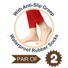 MEDIBAR Men's and Women's Anti Crack Gel Heel and Foot Protector Moisturizing Socks (SKIN, MEDIUM, 9-10-11) PAIR OF 2 view 2