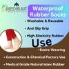 MEDIBAR Men's and Women's Anti Crack Gel Heel and Foot Protector Moisturizing Socks (SKIN, MEDIUM, 9-10-11) PAIR OF 2 view 4