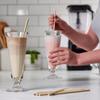 Comfy Package Brown Paper Straws 200 Count | 8 mm Diameter, 197 mm Length | 450 GSM 4-Layer Food Grade Disposable Straws for Juice, Cold Drinks & Mocktails view 4