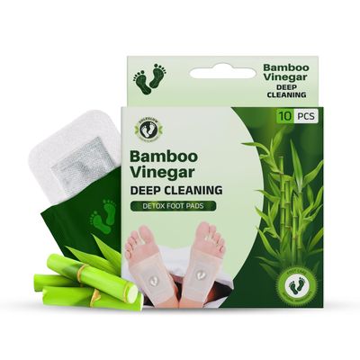 Soleglow Ultra Premium Detox Foot Patches Cleansing Toxin Remover Foot Pads For Men And Women Stress Relief & Detoxification (Pack of 2, Bamboo Vinger)