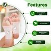 Soleglow Ultra Premium Detox Foot Patches Cleansing Toxin Remover Foot Pads For Men And Women Stress Relief & Detoxification (Pack of 2, Bamboo Vinger) view 3