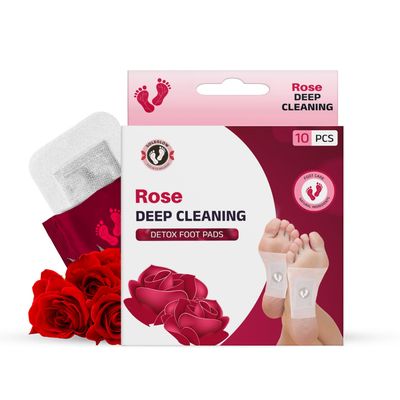 Soleglow Ultra Premium Detox Foot Patches Cleansing Toxin Remover Foot Pads For Men And Women Stress Relief & Detoxification (Pack of 2, Rose)