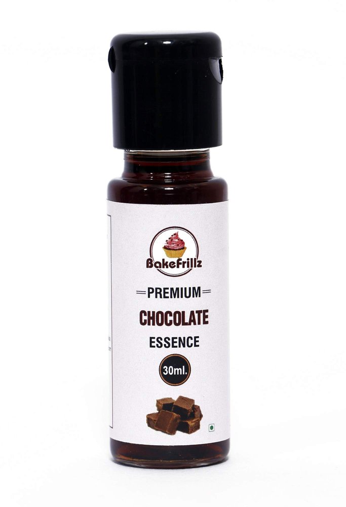 Bakefrillz Food Flavour Essence for Cake Baking, Ice creams, puddings, cookies, essence for cake making, 30 ml (Chocolate)