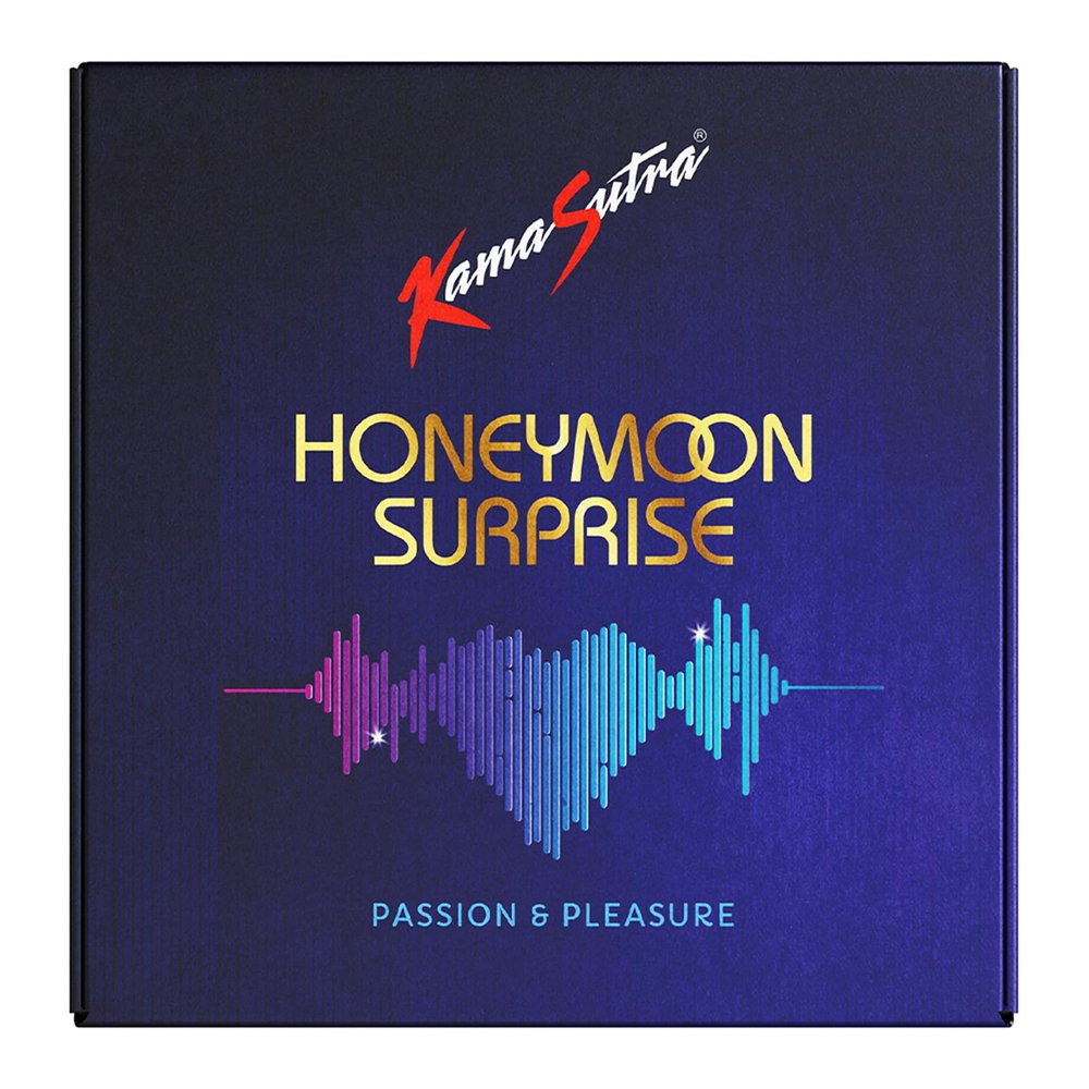 Kamasutra Honeymoon Surprise KIT - Gift for Couple | Condom for Men | Dotted | Ribbed |Contoured | Combo Pack