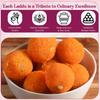 Asha Sweets | Motichur Laddu 250g (Pack of 2) | Indian Sweets for Gifting and Celebration | Motichoor Fresh Boondi Ladoo Mithai Box view 3