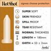 HOT SHOT Whiskey Flavoured Condom for Men -10 Count view 3