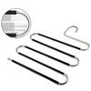 BIG BOOM  Holder Hangers Anti Slip Household S-Type Multi Layers Belts Clothes Durable view 2