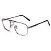 LensKandy | Zero Power Antiglare & Bluecut Computer Glasses | UV Protection Rectangular Marcel Specs For Men | Silver | Medium (LKCG9002-SILVER) view 1
