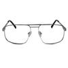 LensKandy | Zero Power Antiglare & Bluecut Computer Glasses | UV Protection Rectangular Marcel Specs For Men | Silver | Medium (LKCG9002-SILVER) view 2