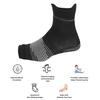 Ecosync Open Toe Bamboo Cotton Compression Socks for Men & Women | Arch & Ankle Support | Neuropathy Relief | Plantar Fasciitis & Heel Pain Recovery | Swelling & Injury Support  Black view 2