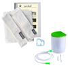 Manushya Life Wet Pack cotton patti and Enema kit Satvik 1500ml improved model combo pack with user manual view 1