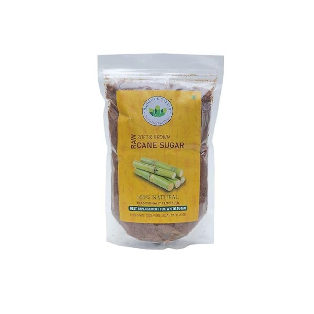 Browns & Greens | Organic Jaggery Powder | Essence of Sweetness : Gur, Gud Powder, Sharkara Bellam, Nattu Sakkarai, Vellam | Organically Processed REFINED & PURE | 100 % Natural With Zero Preservatives | Pack of 1 | 450 gms
