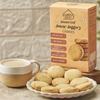 Almond House Cookies | No Maida, No Processed Sugar | Gluten Free | Millet Cookies | Healthy Snack | 100% Vegetarian | Perfect For Gifting | Ready To Eat | Pack of 2-100gm Each (Jowar Jaggery Cookies) view 3