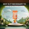 Ounce Energy Drink - Electrolyte Powder Sugar Free - 30 Orange Hydration Powder Drink Mix Sachet with 6 Keto Electrolytes no Sugar : Na, Mg, Ca, K, P & Cl boosted with Vitamins B12 & C view 3