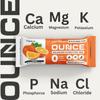 Ounce Energy Drink - Electrolyte Powder Sugar Free - 30 Orange Hydration Powder Drink Mix Sachet with 6 Keto Electrolytes no Sugar : Na, Mg, Ca, K, P & Cl boosted with Vitamins B12 & C view 4
