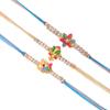 Ascension Set of 3 Rakhi for Brothers with Chocolate Gifts Rakhi Gift Hamper Raksha Bandhan Gift for Bhaiya Bhabhi Rakhi Combo Gift Rakhi Chocolate Gift for Brother Rakhi With Dark Fantasy Pack view 3
