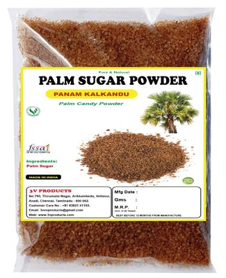 3V PRODUCTS Natural Palm Sugar Powder 50g | Panakarkandu Powder | Palm Candy | 100% Natural Healthy Replacement for Sugar