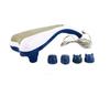 4beauty Therapy 2 Speed Corded Electric Handheld Massager Vibration, Magnetic, Infrared Therapy to Pain and Stress Relief Acupressure, Body & Finger Care for Blood Circulation, White & Blue view 2