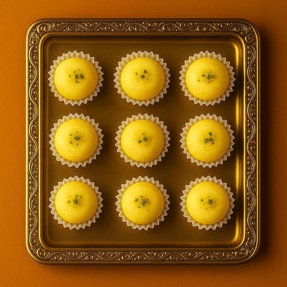 BANGLARMISTI Babu Sandesh | Authentic Bengali Sweets, Traditional Kolkata Sandesh, Soft and Delicious, Delivered All Over India, 12pcs Pack