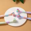 3-Sided Triple Angle Toothhugger Training Manual Toothbrush, Ultra Soft Bristles, Toddler and Autistic Oral Care Gentle Clean Each Tooth to Completely Cover The Toothbrush, 1pc only view 2