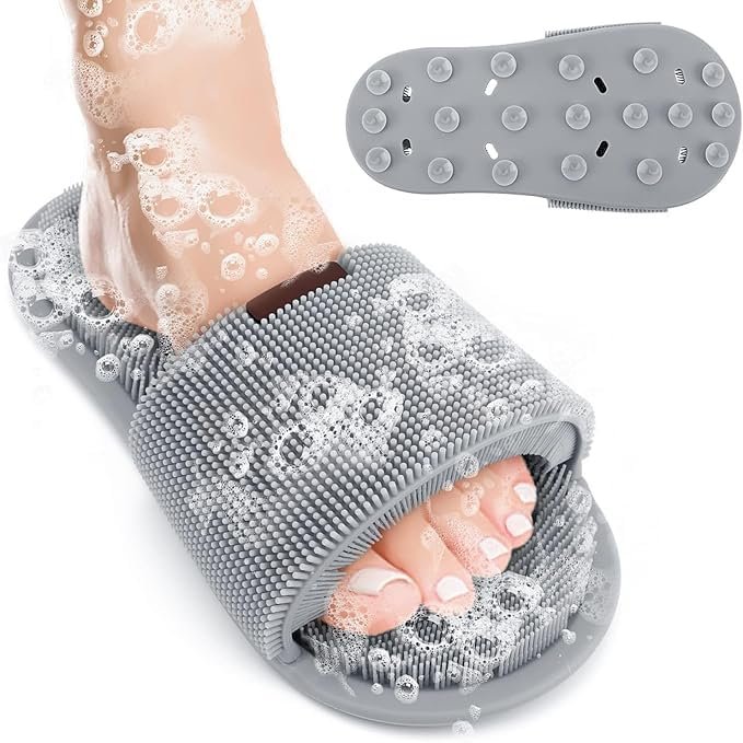 AASTIK Silicone Shower Foot Scrubber Personal Foot Massage and Cleaning, Non-Slip Foot Scrubber for Women and Men 1Pcs