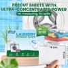 eStrip Laundry Detergent Sheets  30 Sheets for 60 Washes | Plant-Based, Biodegradable & Eco-Friendly | Enzyme Based Formula | 1 Sheet = 2 Washes | Removes Tough Stains | Easy, Mess-Free Cleaning view 2
