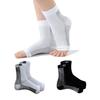 Ecosync Unisex Cotton Orthopedic Neuropathy Socks (Pack of 2) combo | Moisture-Wicking, Breathable, Soft & Comfortable | Anti-Bacterial, Durable, Eco-Friendly | Seamless Design | White & Black view 1