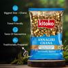 KITOKO FOODS Roasted Annagiri Chana Unsalted (360gm), Plain Desi Chickpeas With Skin, Bhuna Chana Namkeen Snacks, Organic Whole Daria, Healthy & Gluten-Free Chana (360gm Pack of 1) view 2