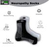 Ecosync Unisex Bamboo Cotton Orthopedic Neuropathy Socks | Moisture-Wicking, Breathable, Soft & Durable | Anti-Bacterial, Eco-Friendly | Seamless Design | Combo Pack of 2 - Black & White view 2