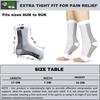 Ecosync Ortho Bamboo Neuropathy Socks Combo Pack of 3, White/Black/White - Cooling Compression for Women, Nano for Men & Women, Pain Relief, Anti-Bacterial, Seamless, Moisture Wicking view 3