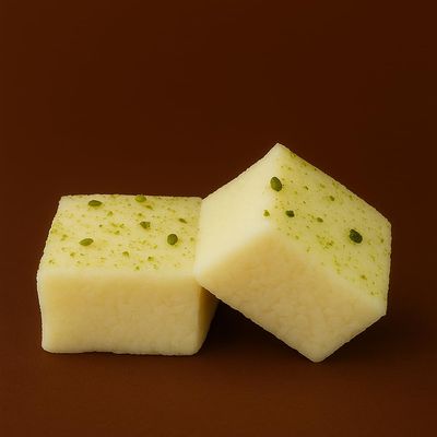 BANGLARMISTI Gondhoraj Sandesh - Bengali Fusion Sweets, Pure Chena with Gondhoraj Lemon, Narompak Sandesh, Delivered from Kolkata, 10pcs Pack