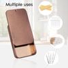 Adorila 6 Pack Glide Dental Floss Case, Portable Metal Dental Pick Dispenser, Refillable Travel Floss Pick Organizer Case for for Teeth Cleaning view 3