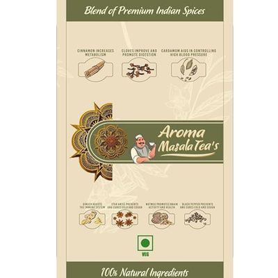 Aroma Masala Tea & Masala Chai Patti Loose Leaf Kadak Chai 250 Grams