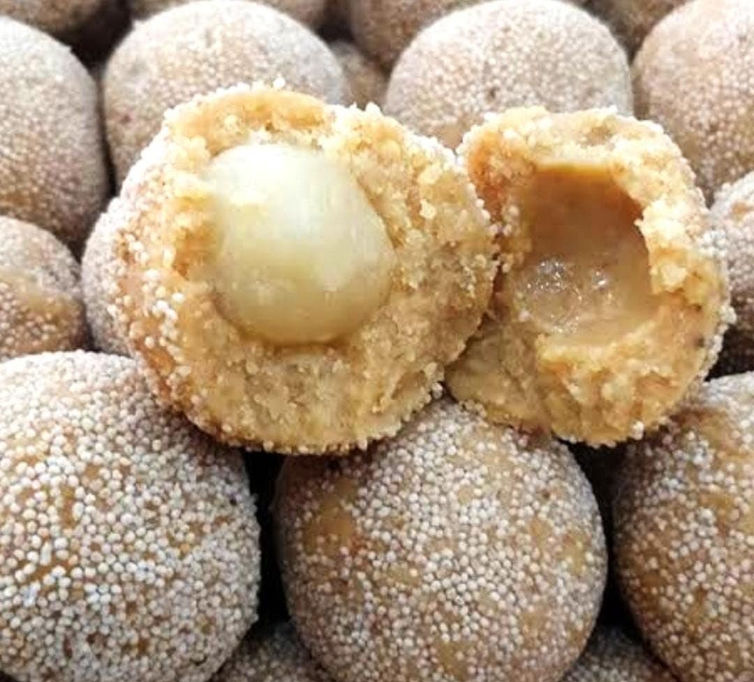 BANGLARMISTI Rosokodom | Famous Traditional Bengali Sweet, Soft & Delectable Posto Misti, Khuskhus Laddu (Poppy Seed Ladoo), Delivered Fresh from Kolkata, 10pcs Pack