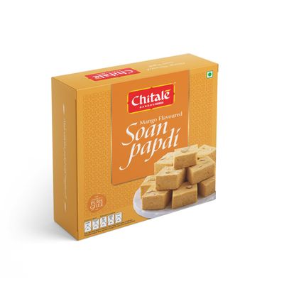 Chitale Bandhu Mango Soanpapdi, 200gm (Pack of 1-200gm)