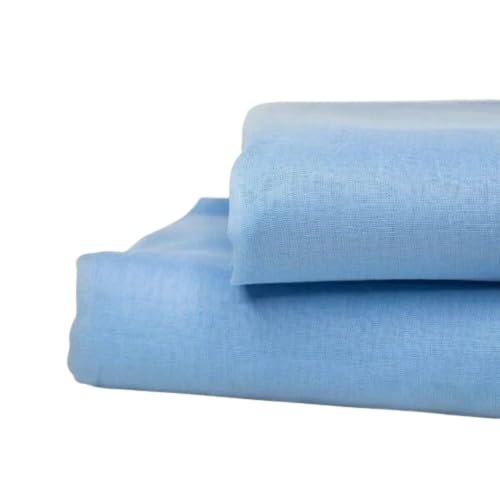 Sardar Exclusive Medium Weight Soft Rubia Voile Pure Cotton Sikh Turban Sardar Pagri Dastar Sky Blue (Size,6 Meter)