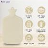 Dr. Odin Hot Water Bag (1.75 Litre) Non-Electric Leakproof Hot Water Bottle for Body Pain Relief, Back Pain, Neck & Joint Pain, Sport Injuries & Cramps,Reusable Heating Pad (Cream) view 2