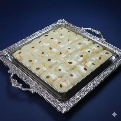 BANGLARMISTI Nolen Gur Malai Madhuri | Delicate Bengali Sweet, Pure Chena, Soft, Spongy, and Delicious, 8pcs Pack, Delivered Fresh from Kolkata