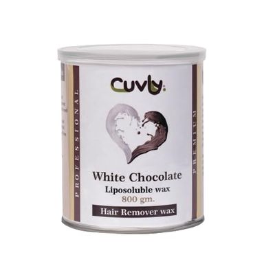 CUVLY Wax For Women Waxing Kit Combo Wax Hair Removal Wax White Chocolate Wax Liposoluble 800gm Wax Strip and Knfie Waxing Combo | Hair Removal Waxing Kit Women (Liposoluble Wax)