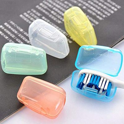 BIG BOOM E41E 5pcs Portable Outdoor Travel Brush Toothbrush Protect Cover Holder Cover Ne