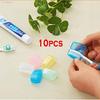 BIG BOOM E41E 5pcs Portable Outdoor Travel Brush Toothbrush Protect Cover Holder Cover Ne view 2