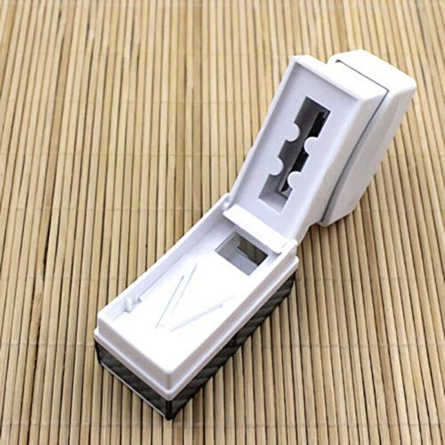 BIG BOOM Storage Pill Cutter White Pill Dose Splitter Cutter 1/2 1/4 Divide Box Vitamins