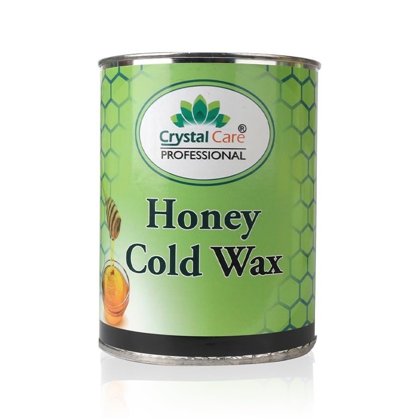 CRYSTAL CARE Hair Removal Wax for Glowing Skin | Men and Women | (Honey Cold Wax, 800G)