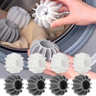 ZUMIE Silicone Dryer Balls Anti-Winding Washing Machine Ball Eco Laundry Ball Reusable Dryer Balls | Silicone Dryer Balls Washer Balls | No Damage To Clothing Wash Guard Ball Steamer Dryer Balls (12)