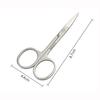 Sharum Crafts Eyebrow Scissors for Men & Women Precision Moustache, Nose Hair & Beard Trimming Small Shaving & Grooming Scissors 1PC Sharp, Professional Eyebrow Trimmer for Hair Cutting & Shaping view 4