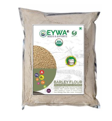 Organic Barley Flour(jau ka atta) by Eywa | Jau Atta | 100% Natural (15 KG)