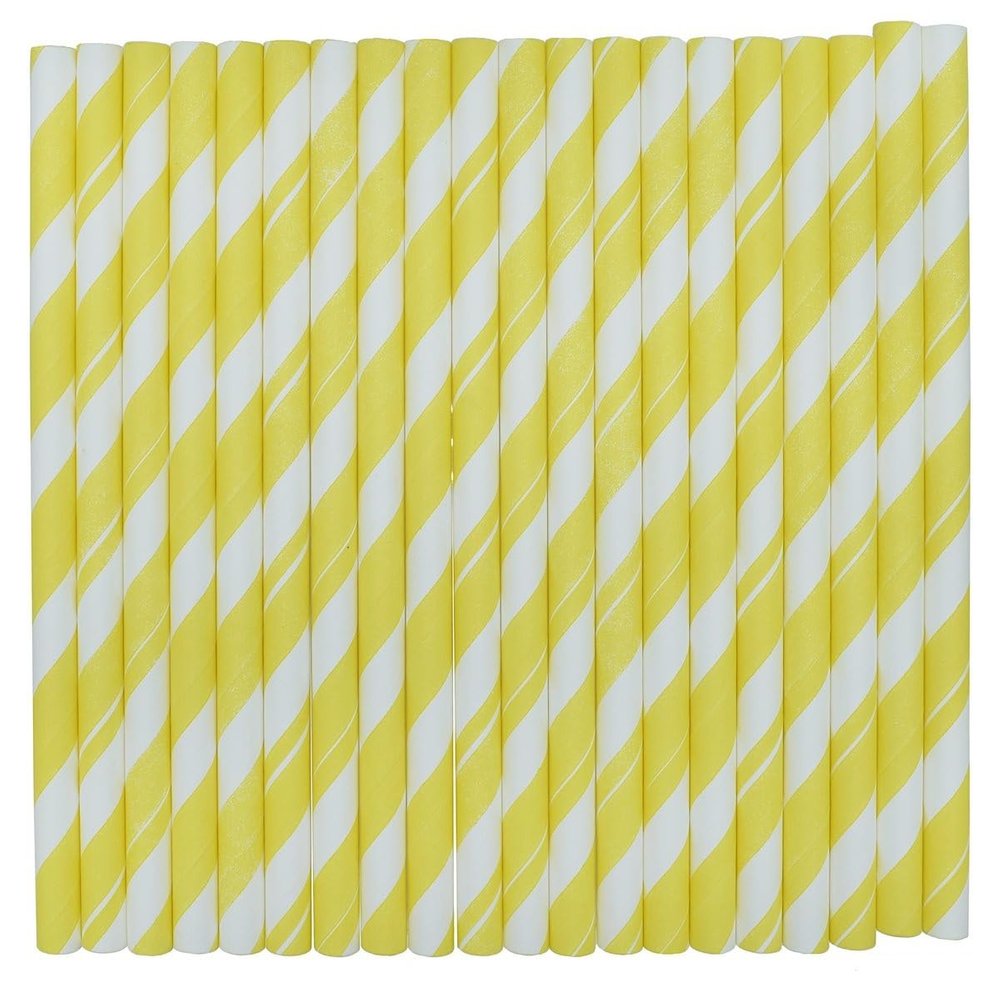 Aadya Crafts Colourful Decorative Pipe 40 pcs Paper Straw Size 10MM 100% Biodegradable, Eco-Friendly Non-Toxic and Odour-Free, JPS10MM