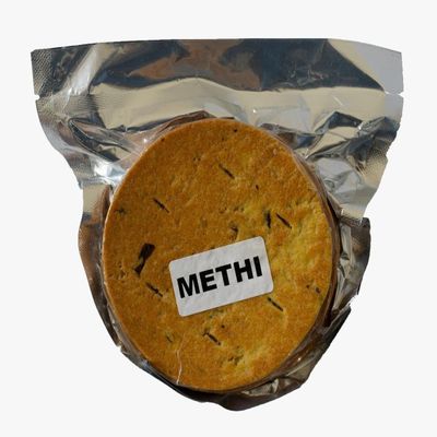 Ready To Eat Crisps Bhakhri | Ready to Eat | Best Choice for Snack Time, Parties & Events | Whole Wheat Healthy Traditional Gujarati Snacks Bhakri (Methi)